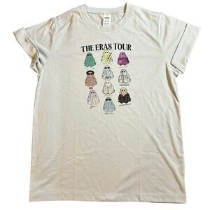 Taylor Swift The Eras Tour Ghost Unisex Size Large Halloween Swifties Shirt